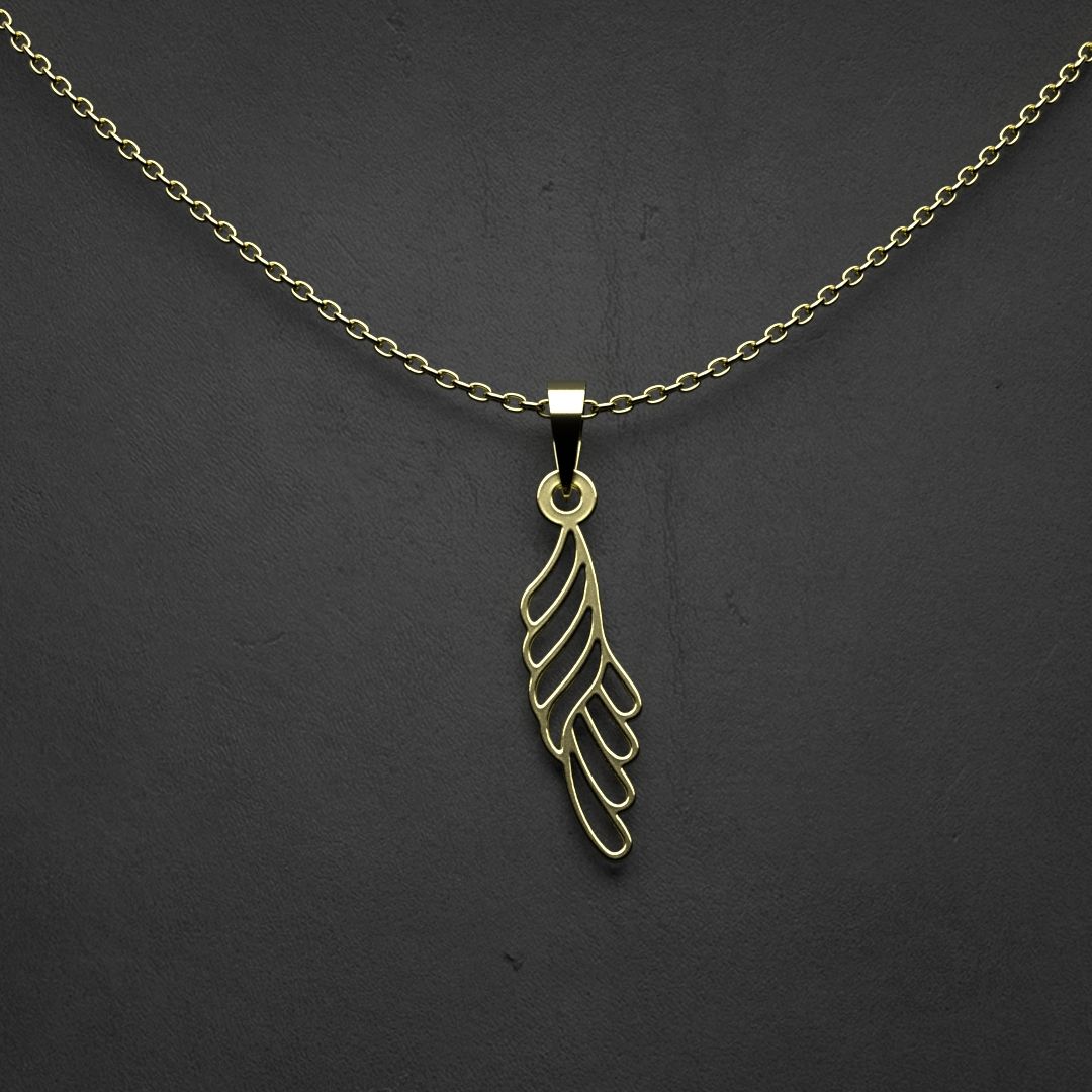 گردنبند طلا 18 عیار زنانه مدوپد مدل هندسی کد X2-1-1109 - - 2