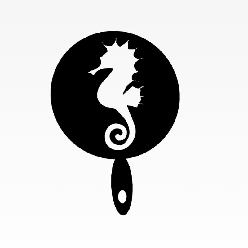 شابلون تزیین قهوه مدل اژدها