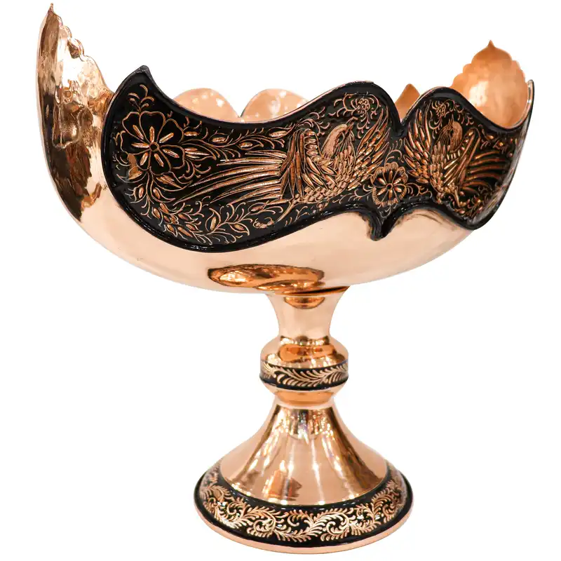 کشکول مسی مدل الماس تراش نیمه تراش کد 292916half