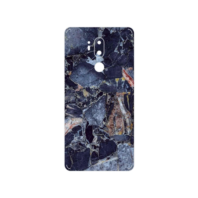 برچسب پوششی ماهوت مدل Broken black marble مناسب برای گوشی موبایل ال جی G7 PLUS THINQ