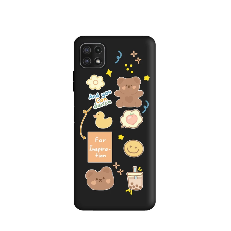 کاور طرح خرس بیر کد t4014 مناسب برای گوشی موبایل سامسونگ Galaxy A22 5g