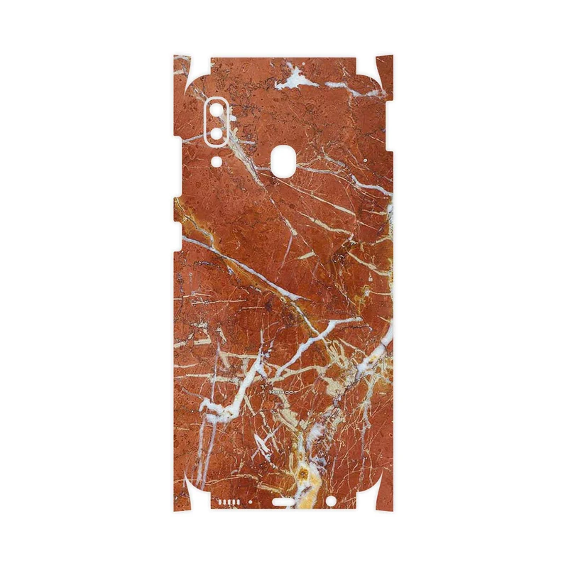 برچسب پوششی ماهوت مدل Red Marble-FullSkin مناسب برای گوشی موبایل سامسونگ Galaxy M10s