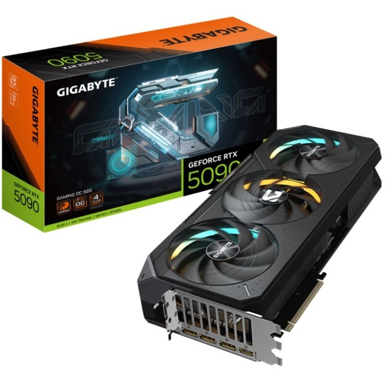 کارت گرافیک مبتنی بر NVIDIA گیگابایت مدل RTX 5090 Gaming OC 32G
