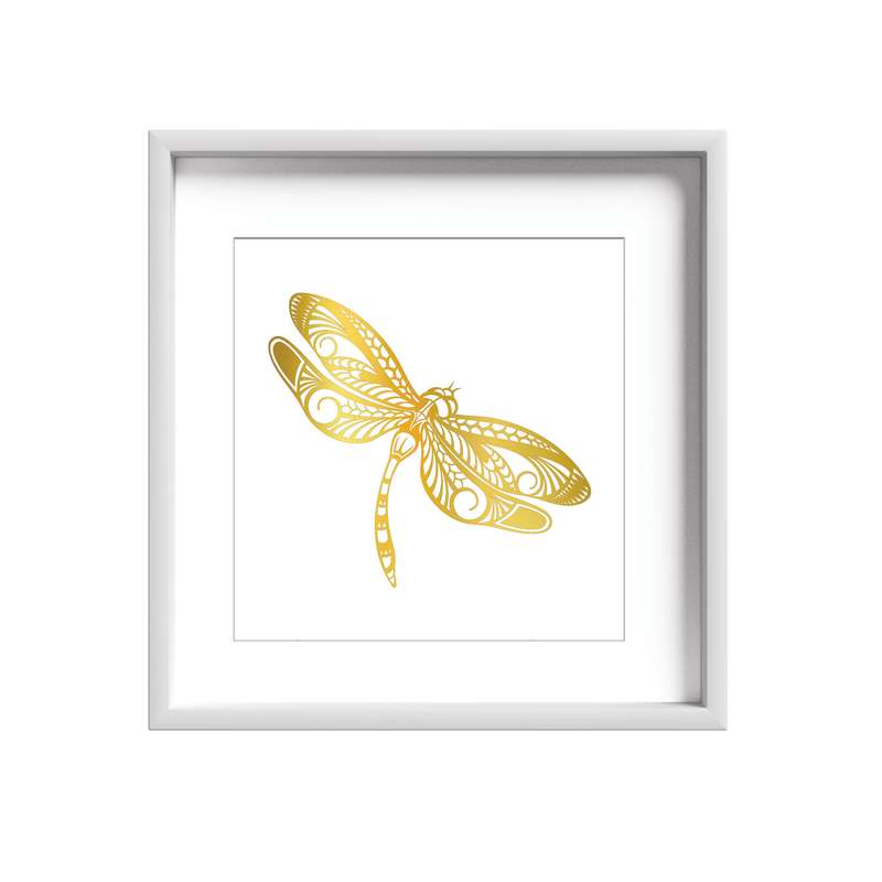 تابلو طلاکوب زرکات طرح پروانه مدل Butterfly