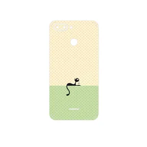 MAHOOT Minimal Internet Cat Icon Cover Sticker for Xiaomi Redmi 6