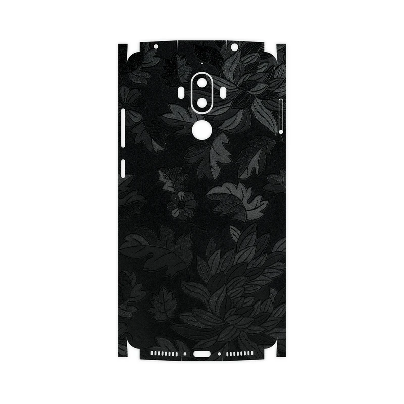 برچسب پوششی ماهوت مدل Black-Wildflower-FullSkin مناسب برای گوشی موبایل هوآوی Mate 9