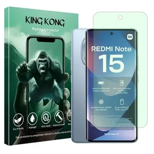 King Kong Hydrogel model anti green Screen Protector for Xiaomi Redmi Note 15 4G mobile phone