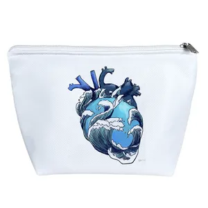 کیف لوازم آرایش دخترانه خندالو مدل قلب دریایی کد 7868