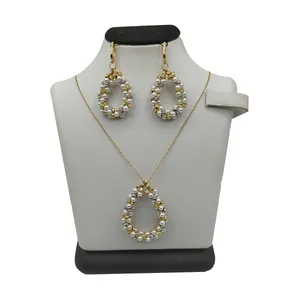 نیم ست طلا 18 عیار زنانه مدل ژاله