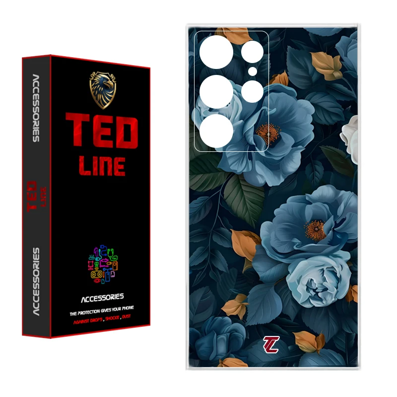 کاور تدلاین طرح گل کد 1227 مناسب برای گوشی موبایل سامسونگ Galaxy S23 Ultra