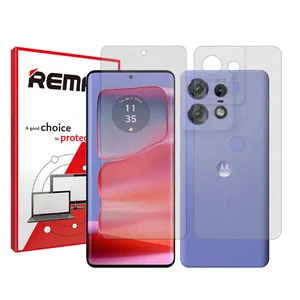 Remax Resistant model matte screen protector suitable for the Motorola Edge 50 Pro mobile phone along with the back protector