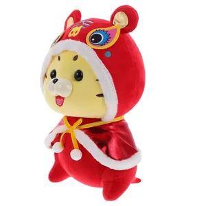 عروسک طرح ببر مدل Chinese Zodiac Tiger 2023 کد SZ5/328 ارتفاع 22 سانتی‌متر