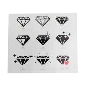 تتو موقت طرح الماس