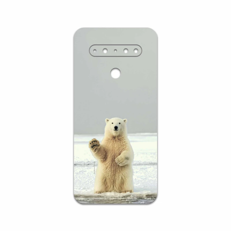 برچسب پوششی ماهوت مدل Polar bear مناسب برای گوشی موبایل ال جی K61