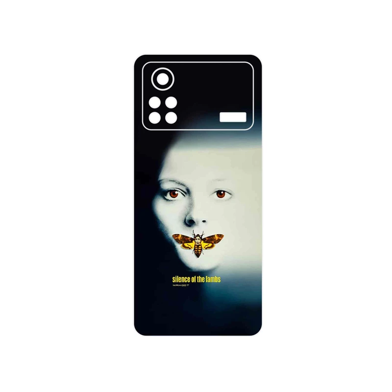 برچسب پوششی ماهوت مدل Silence of the Lambs مناسب برای گوشی موبایل شیائومی Poco X4 Pro 5G