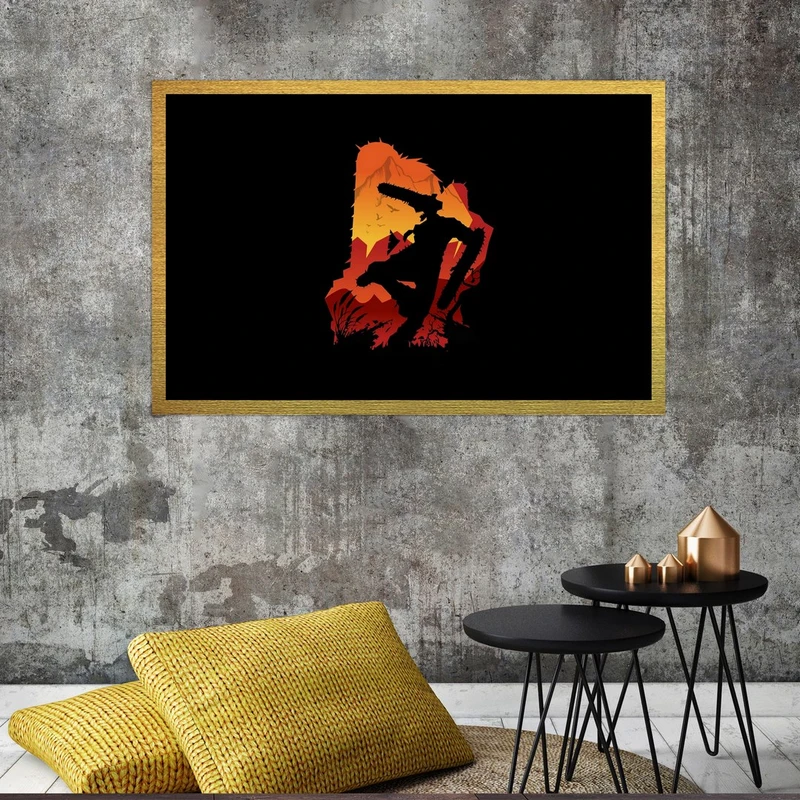 تابلو بکلیت طرح انیمه مدل قاب شاسی T-S8417