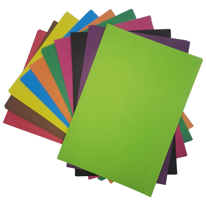 کاغذ A4 آریانو مدل رنگی بسته 50 عددی