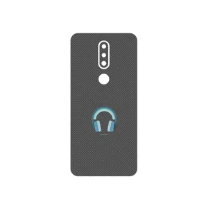 MAHOOT Minimal Headphone Icon Cover Sticker for Nokia 7.1