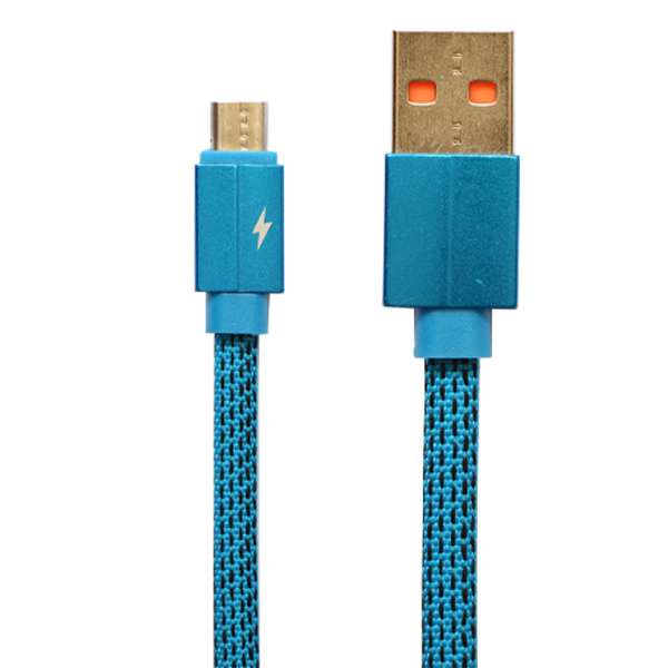 کابل تبدیل USB به MicroUSB مدل B1001 طل 0.20 متر