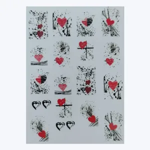 استیکر طراحی ناخن مدل قاب کد A218