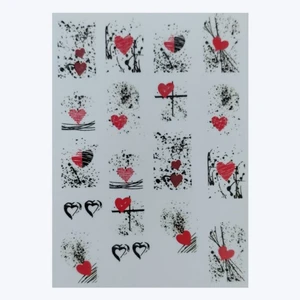 استیکر طراحی ناخن مدل قاب کد A218