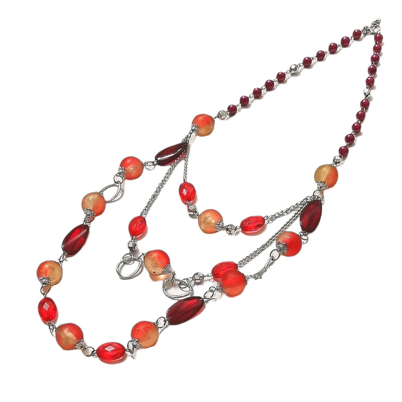 گردنبند دخترانه مدل رومانتویی بلند گردنبند دخترانه مدل رومانتویی بلند