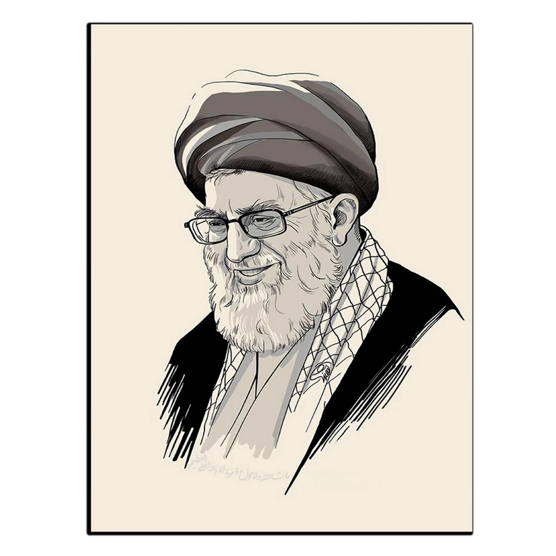 تابلو شاسی بکلیت طرح رهبری آیت الله خامنه ای مدل SH-12158