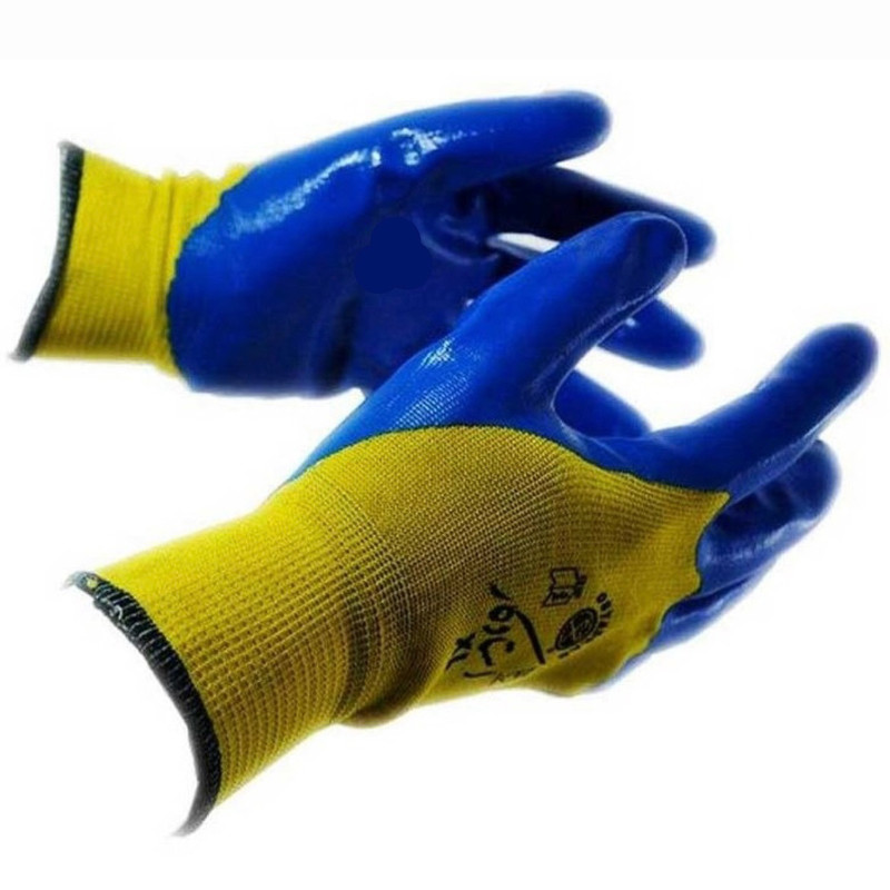 دستکش صنعتی استاد کار مدل نیتریل بسته 4عددی دستکش صنعتی استاد کار مدل نیتریل بسته 4عددی