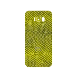 MAHOOT Yellow Snake Skin Cover Sticker for Samsung Galaxy S8 Plus