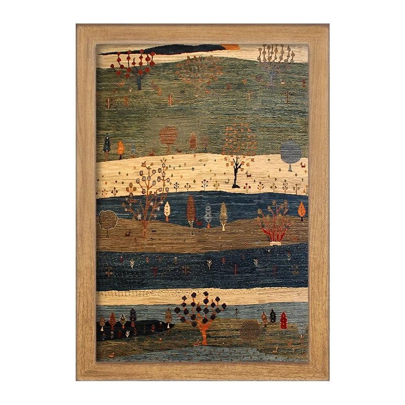 تابلو خندالو مدل پترن فرش کد F6375