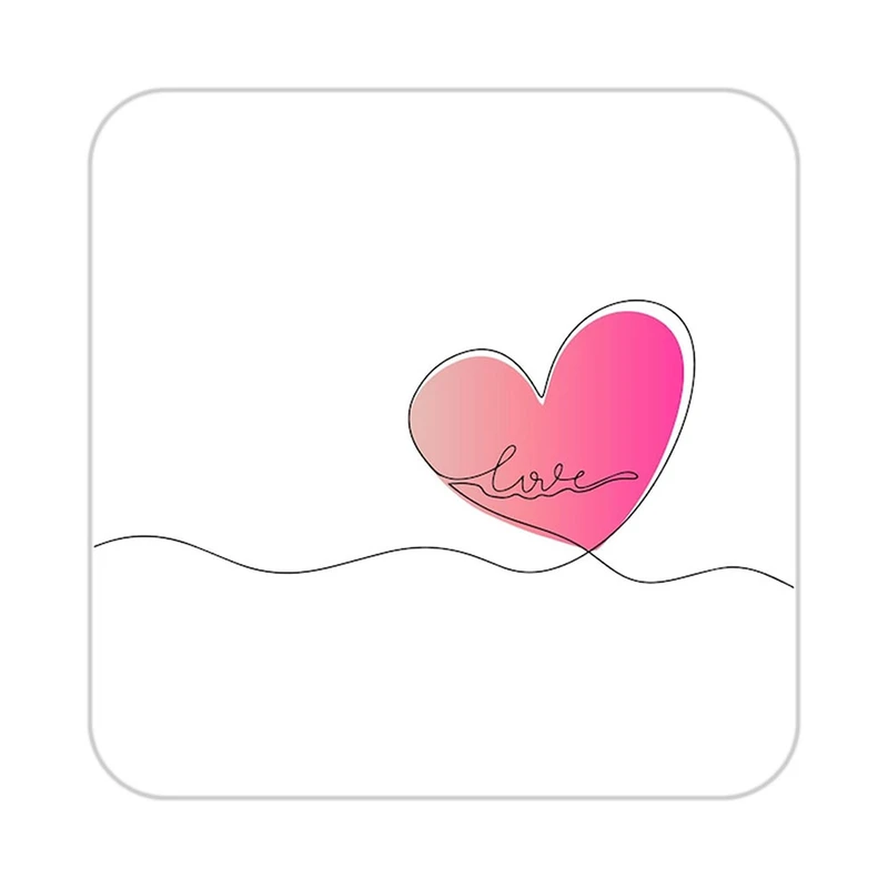 زیر لیوانی کاکتی طرح عاشقانه مدل mp38650