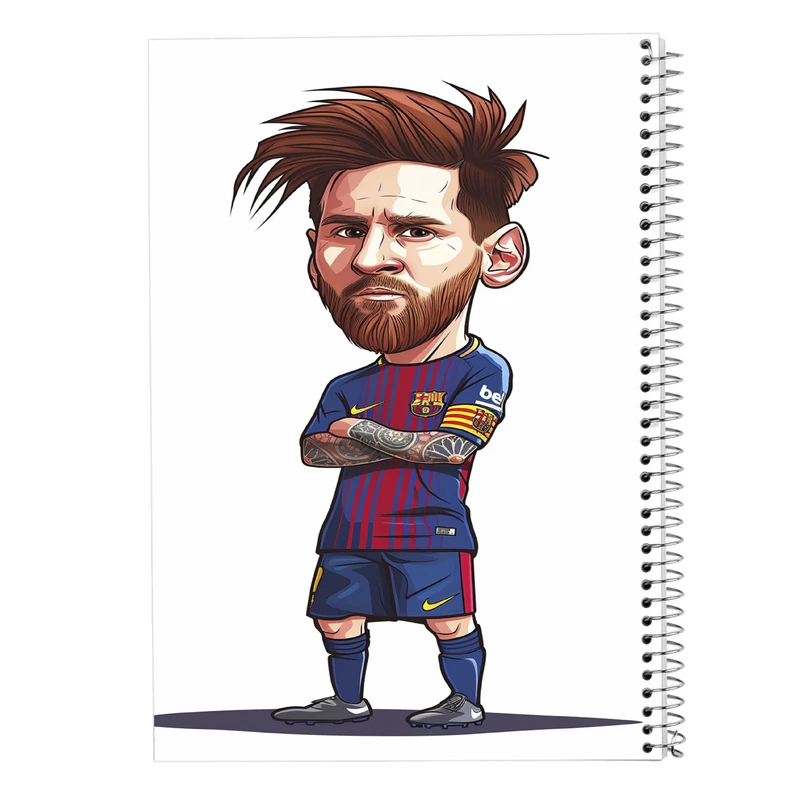 دفتر نت موسیقی 50 برگ مدوپد مدل مسی messi کد DF14047