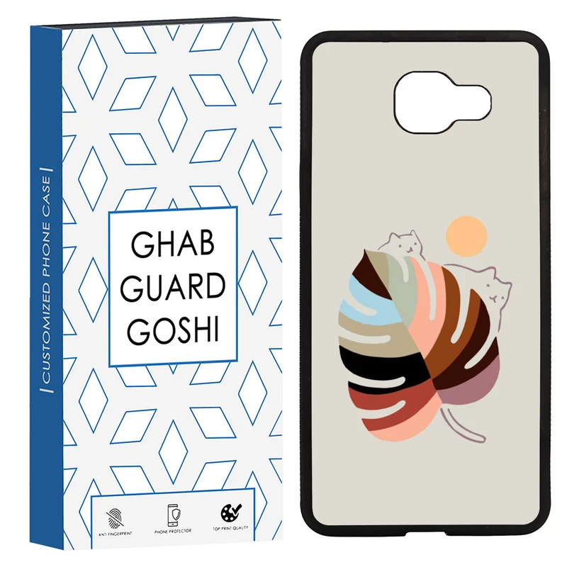 کاور قاب گارد گوشی طرح گربه کد TPU-014 مناسب برای گوشی موبایل سامسونگ Galaxy A7 2016 / A710