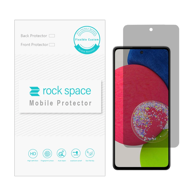 محافظ صفحه نمایش حریم شخصی راک اسپیس مدل HyPRV مناسب برای گوشی موبایل سامسونگ Galaxy A52s
