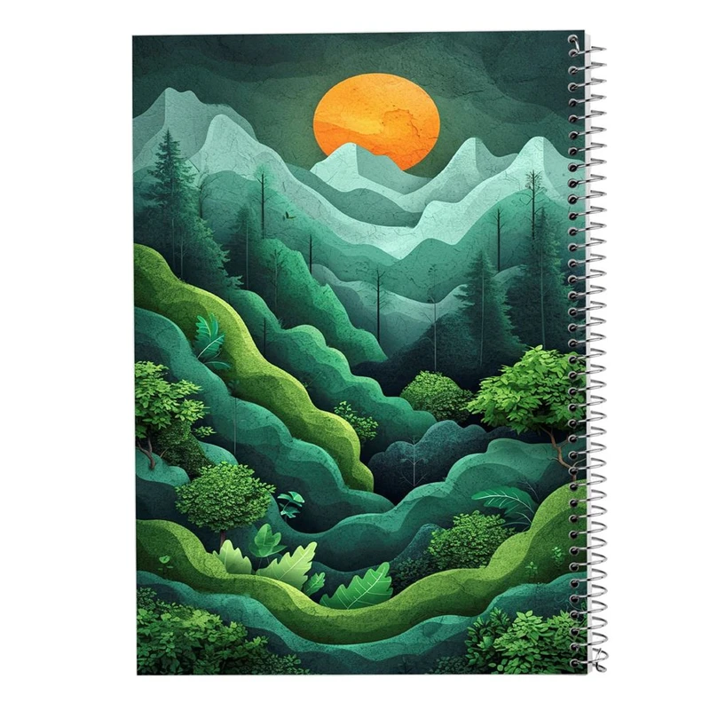 دفتر نقاشی 50 برگ مدوپد مدل طبیعت کد DF15339