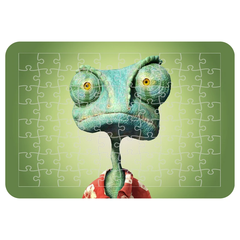 پازل 54 تکه مدل CHB1773 طرح انیمیشن مارمولک رنگو