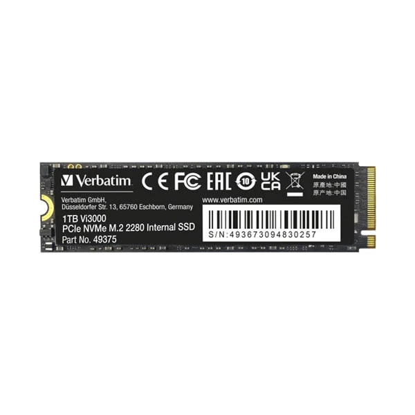 اس اس دی اینترنال PCIe Gen3 x4 ورباتیم مدل VI3000 ظرفیت 1 ترابایت
