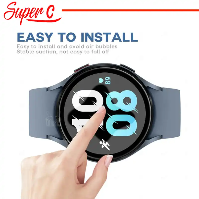 محافظ صفحه نمایش شیشه ای سوپرسی مدل SH-SC مناسب برای ساعت هوشمند آنر Magic 2 42mm بسته سه عددی