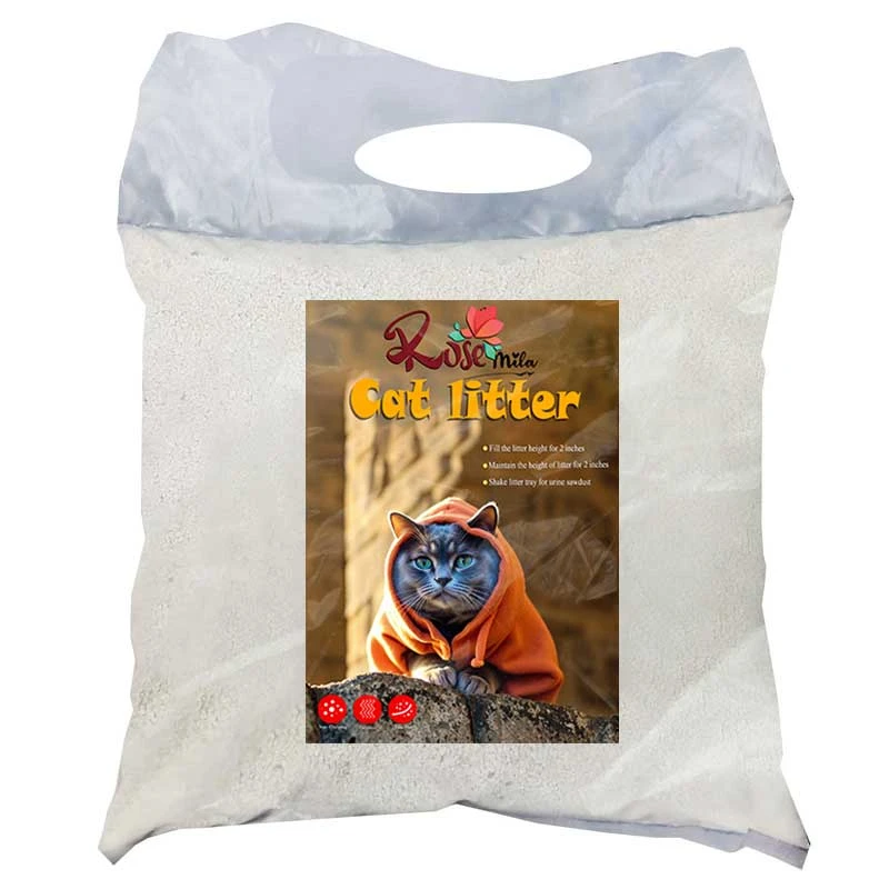 خاک بستر گربه رزمیلا مدل گرانول کد R10-06 وزن 6 کیلوگرم