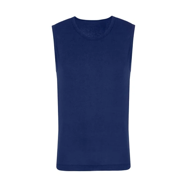 زیرپوش بدون آستین یقه گرد پسرانه مدل AT 01212