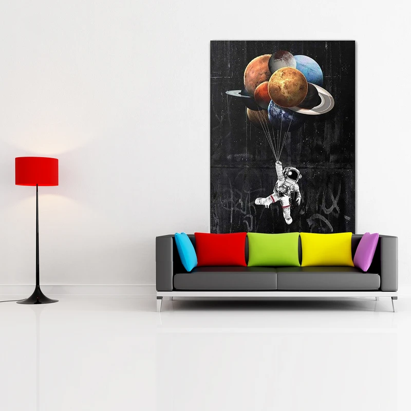 پوستر پارچه ای مدل فضانورد