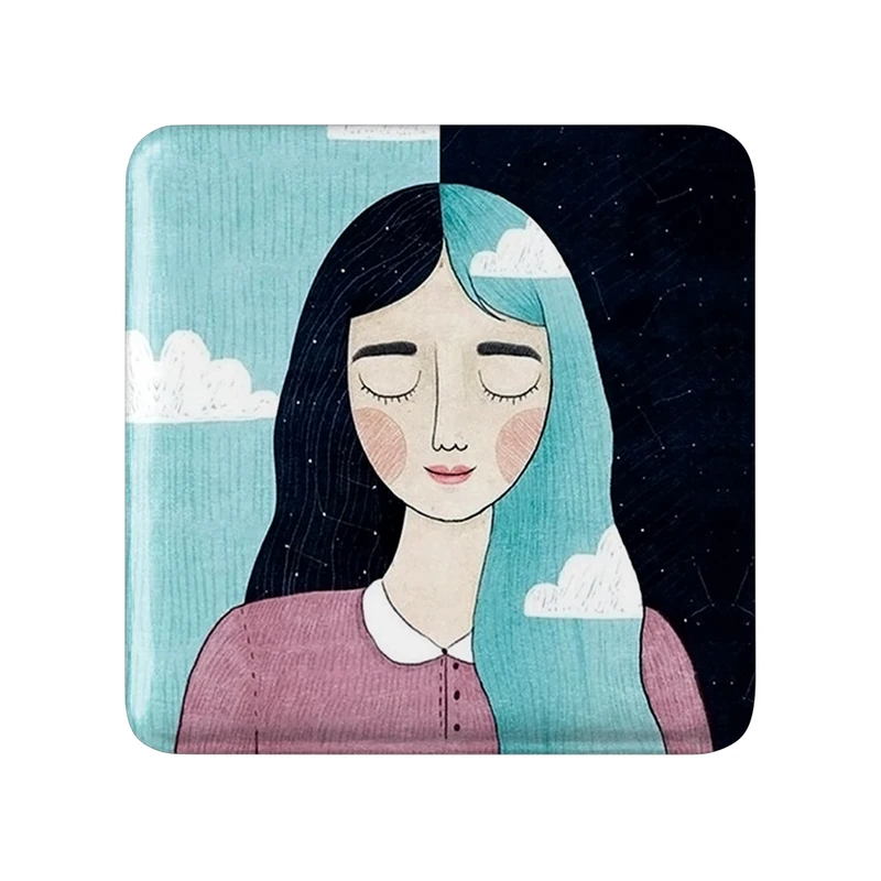 مگنت خندالو طرح دخترونه کد 6025