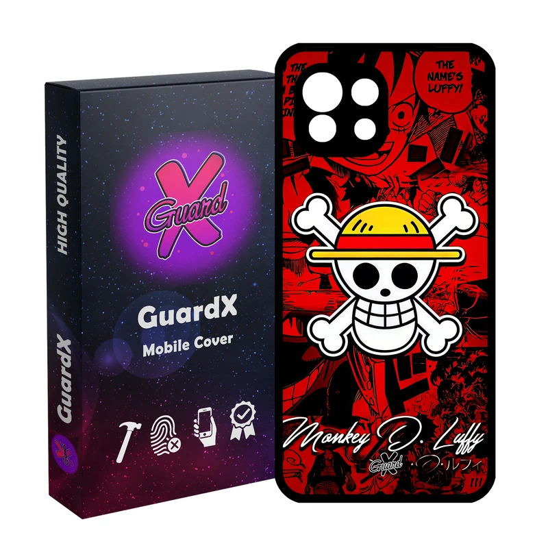 کاور گارد ایکس طرح لوفی انیمه مدل Glass10590 مناسب برای گوشی موبایل شیائومی  MI 11 Lite