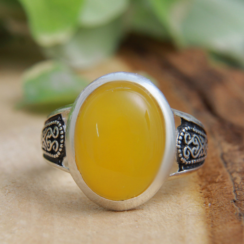  انگشتر نقره مردانه بازرگانی میلادی کد AM_862