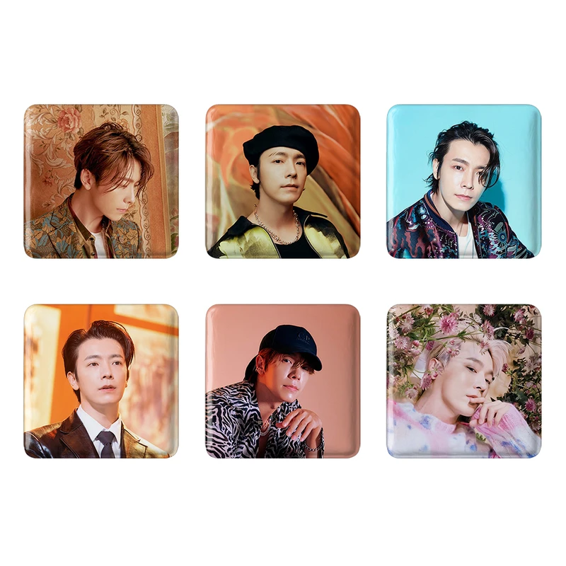 مگنت خندالو طرح دونگهه گروه سوپر جونیور Super Junior کد 1284A مجموعه 6 عددی