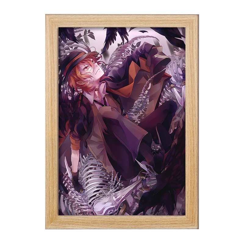 تابلو خندالو مدل چویا سان انیمه سگ های ولگرد بانگو  کد 11799