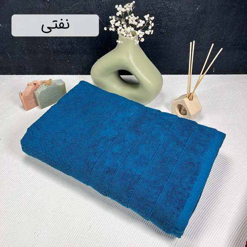 حوله حمام دنیز طرح پینار سایز 100 * 155 سانتی متر