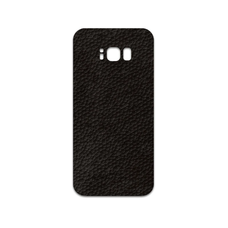 برچسب پوششی ماهوت مدل Dark-Brown-Leather مناسب برای گوشی موبایل سامسونگ Galaxy S8 Plus