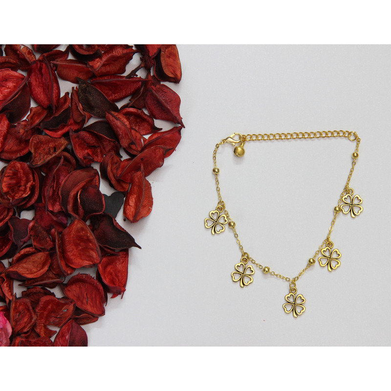 پابند زنانه مدل گل کد HN1717