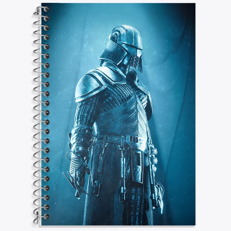 دفتر زبان 50 برگ خندالو مدل سه خط طرح جنگ ستارگان (Star Wars) کد F1783